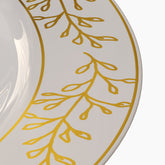 9 In. Gold Leaf Premium Plates | 40 Count